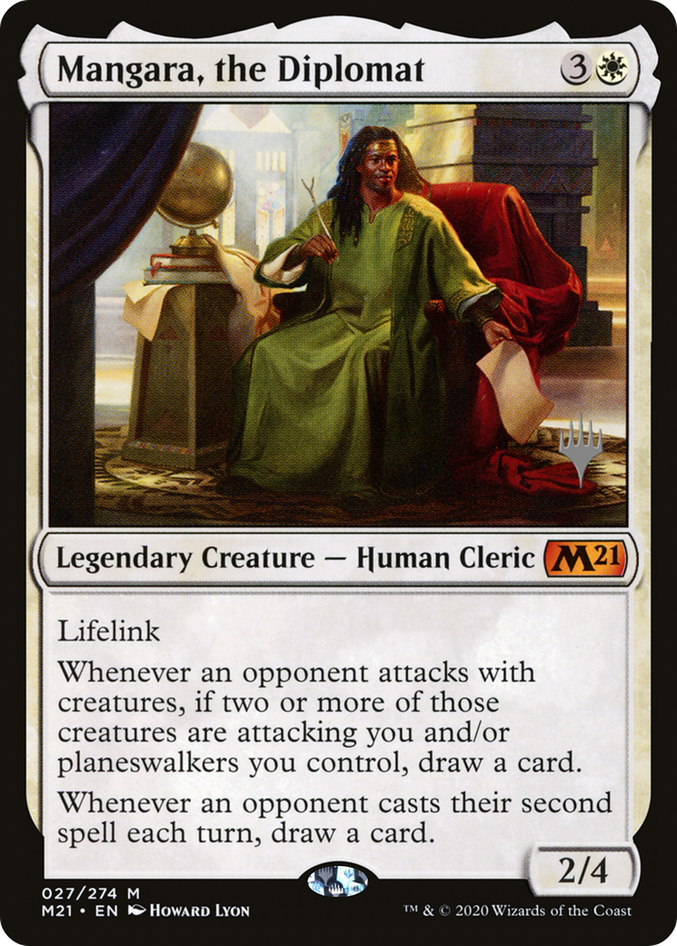 Mangara, the Diplomat (PPM21-027) - Core Set 2021 Promos Foil