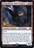 Dragonhawk, Fate's Tempest (PRE-132) - Bloomburrow Promos Foil