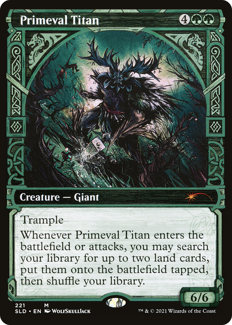 Primeval Titan (221) (SLD-221) - Secret Lair Drop: (Showcase) Foil