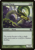 Scaled Wurm (9ED-269) - 9th Edition Foil