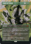 Force of Vigor (Textured Foil) (OTP-073) - Breaking News (Borderless) Foil