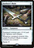 Forebear's Blade (PRE-214S) - Dominaria Promos Foil