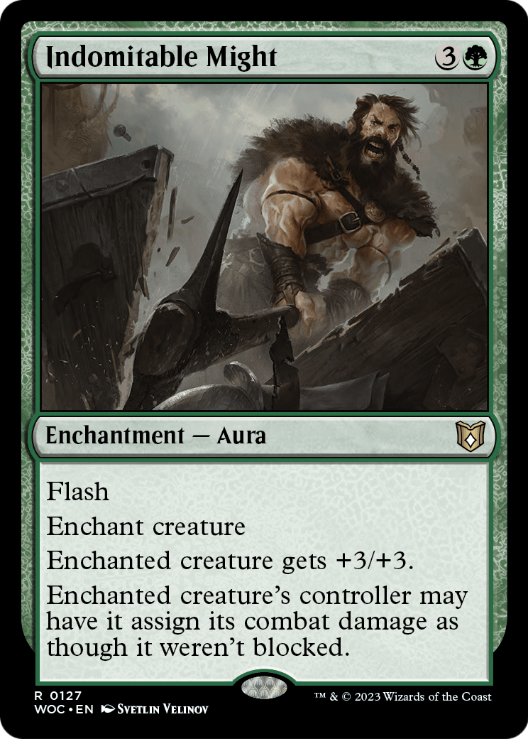 Indomitable Might (WOC-127) - Wilds of Eldraine Commander