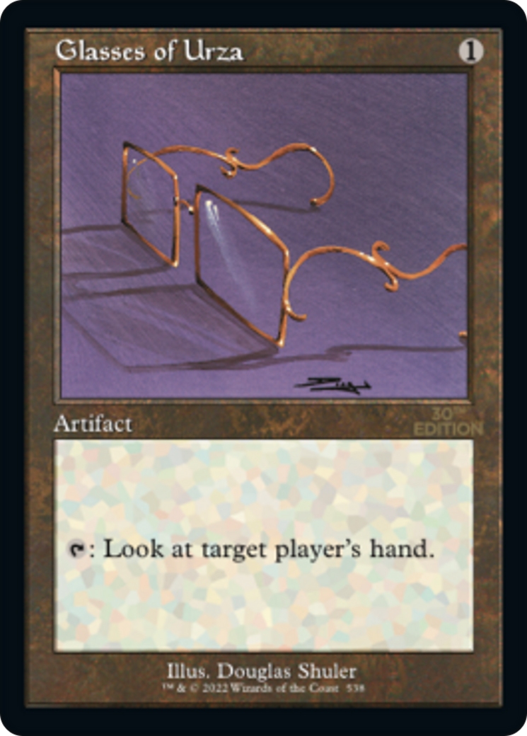 Glasses of Urza (Retro Frame) (30A-538) - 30th Anniversary Edition
