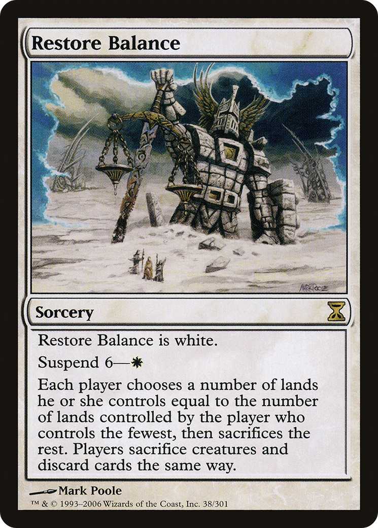 Restore Balance (TSP-038) - Time Spiral Foil