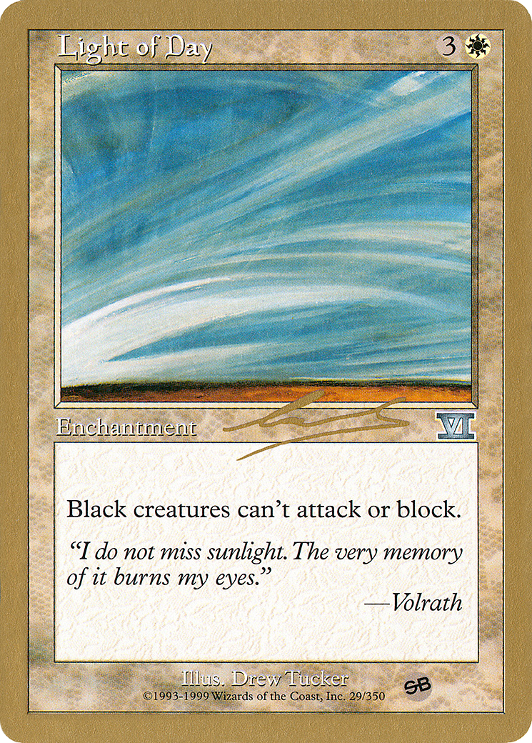 Light of Day - 2000 Nicolas Labarre (6ED) (SB) (WCD-) - World Championship Decks 2000