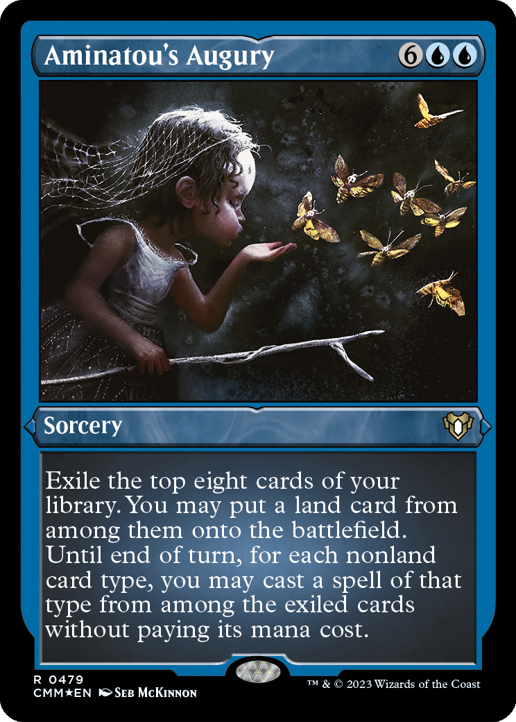 Aminatou's Augury (Foil Etched) (CMM-479) - Commander Masters Foil
