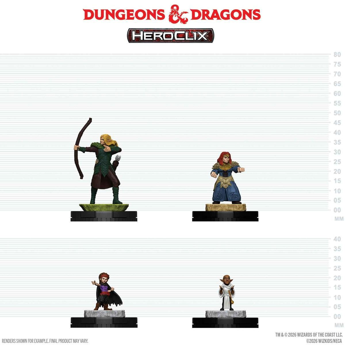 Dungeons and Dragons Heroclix 400: Adventuring Party 1