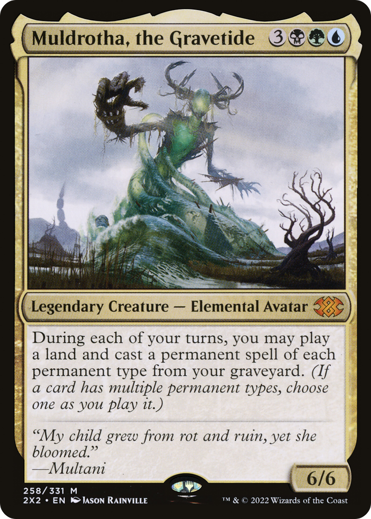 Muldrotha, the Gravetide (2X2-258) - Double Masters 2022