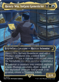 Henry Wu, InGen Geneticist (Borderless) (Emblem) (REX-037) - Jurassic World Collection Foil