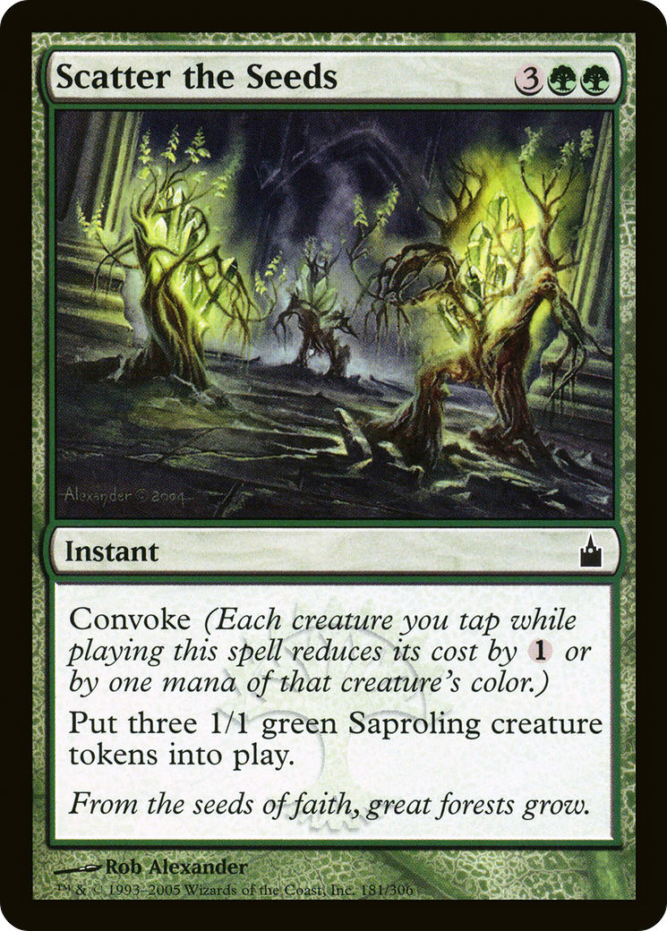 Scatter the Seeds (RAV-181) - Ravnica: City of Guilds