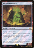 Necron Monolith (Surge Foil) (40K-161) - Warhammer 40,000 Commander Foil