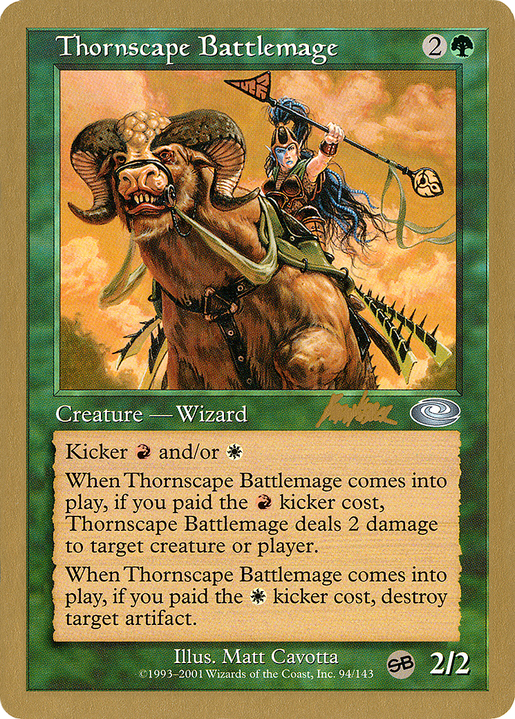 Thornscape Battlemage - 2002 Brian Kibler (PLS) (SB) (WCD-BK94SB) - World Championship Decks 2002
