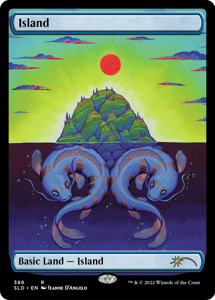 Island (386) (SLD-386) - Secret Lair Drop Foil