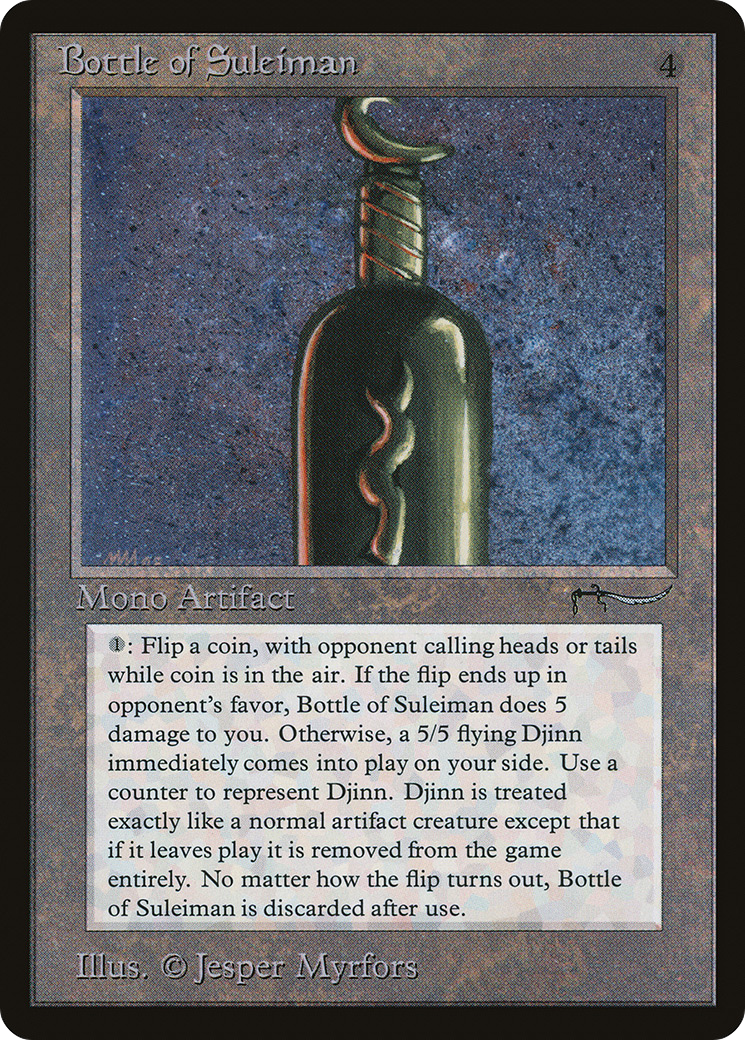 Bottle of Suleiman (ARN-) - Arabian Nights