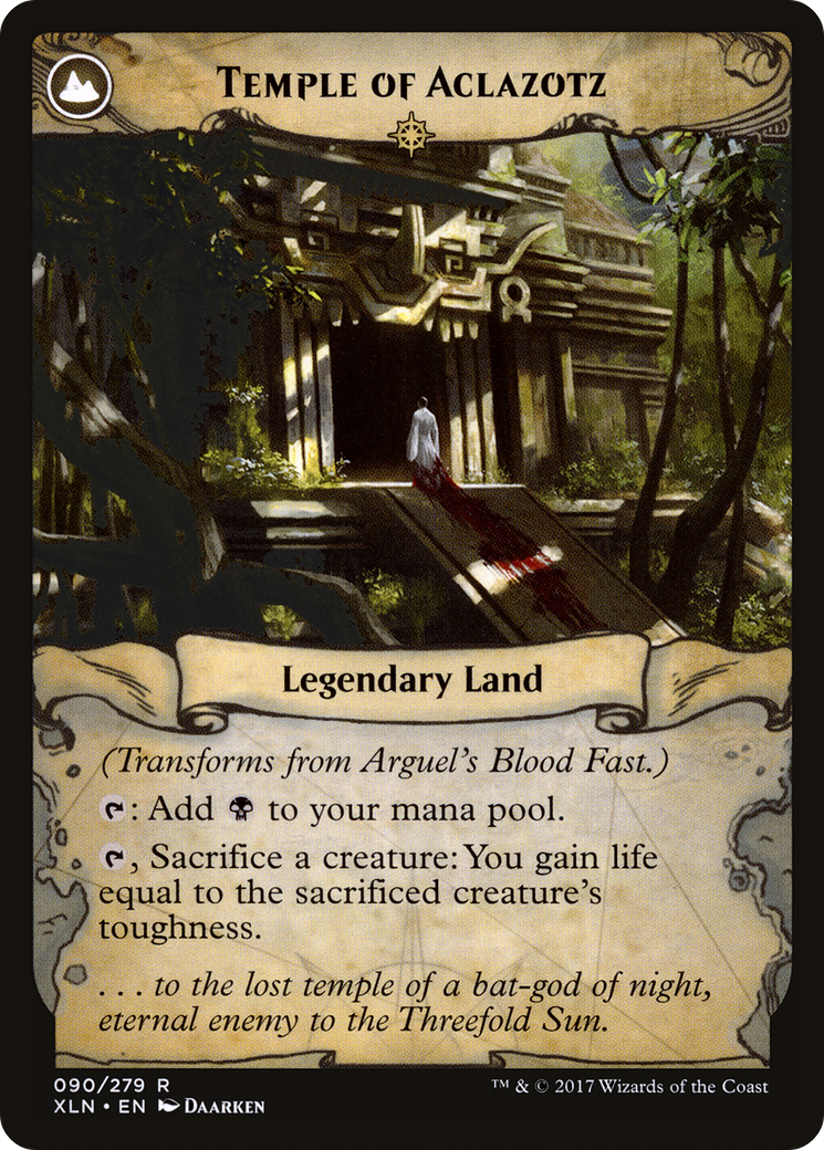 Arguel's Blood Fast (XLN-090) - Ixalan: (compasslanddfc) Foil