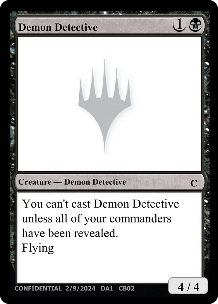 Demon Detective (UNK-CB02A) - Unknown Event