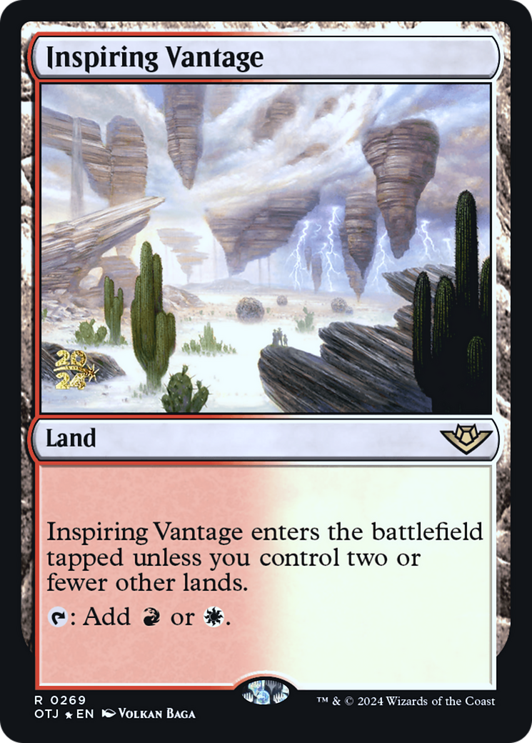 Inspiring Vantage (OTJ) (PRE-269) - Outlaws of Thunder Junction Promos Foil