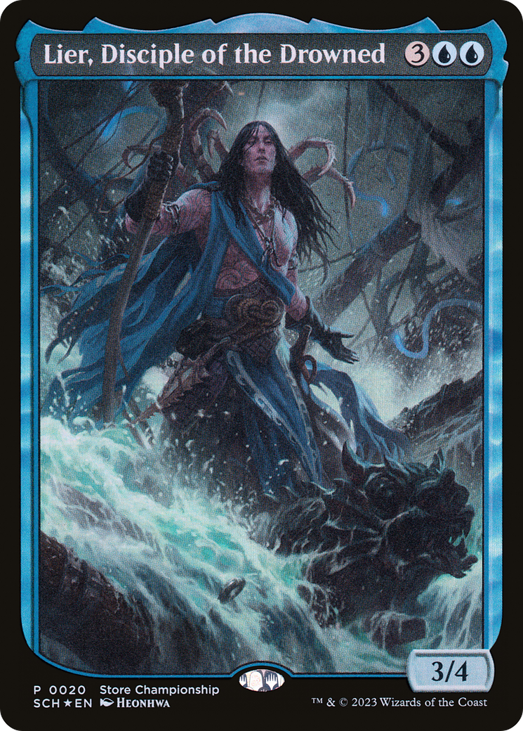 Lier, Disciple of the Drowned (GAME-020) - Store Championships Foil
