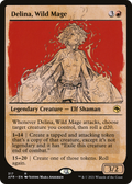 Delina, Wild Mage (Showcase) (AFR-317) - Adventures in the Forgotten Realms: (Showcase) Foil