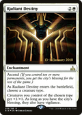 Radiant Destiny (PRE-18S) - Rivals of Ixalan Promos Foil