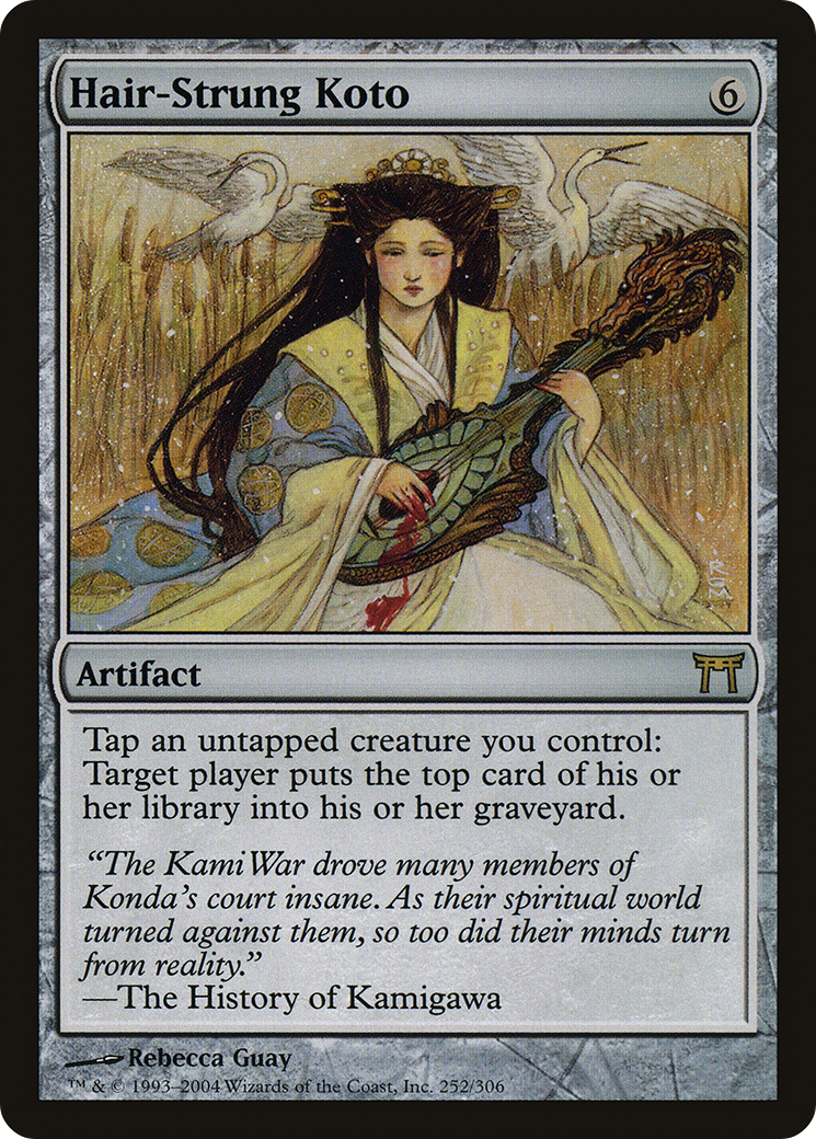Hair-Strung Koto (CHK-252) - Champions of Kamigawa