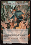Behold the Power of Destruction (Full Art) (A:DSC-328) - Duskmourn: House of Horror Commander