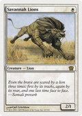 Savannah Lions (8ED-043) - 8th Edition Foil