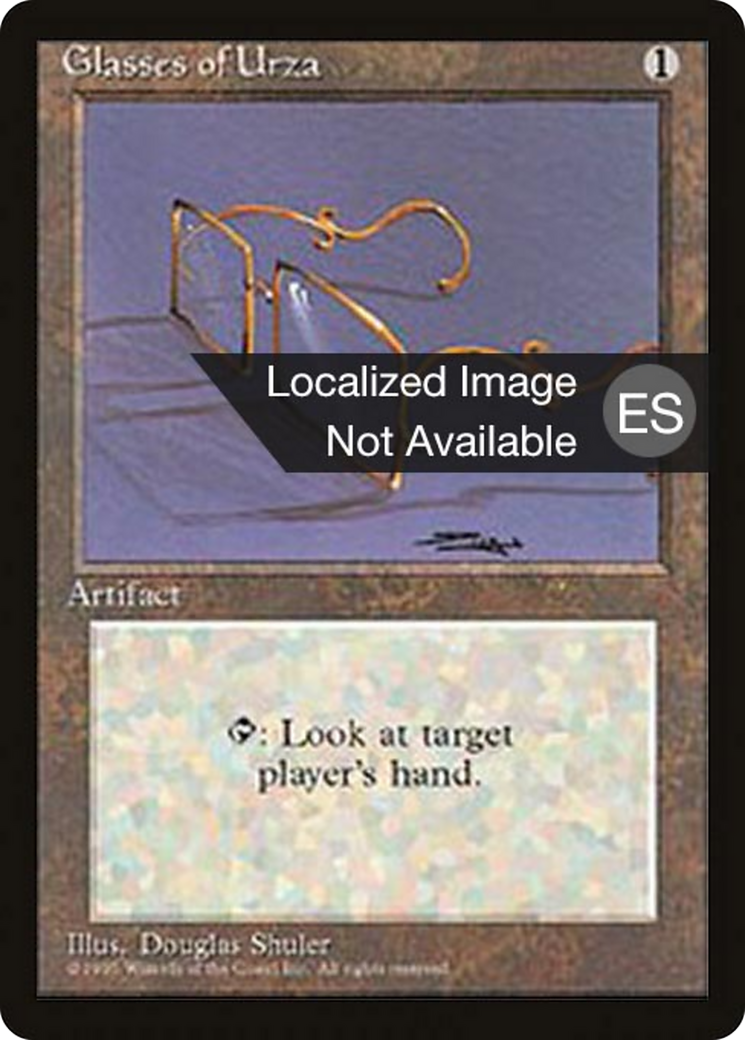 Glasses of Urza (4BB-) - Fourth Edition Foreign Black Border