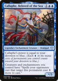 Callaphe, Beloved of the Sea (THB-045) - Theros Beyond Death: (enchantment)