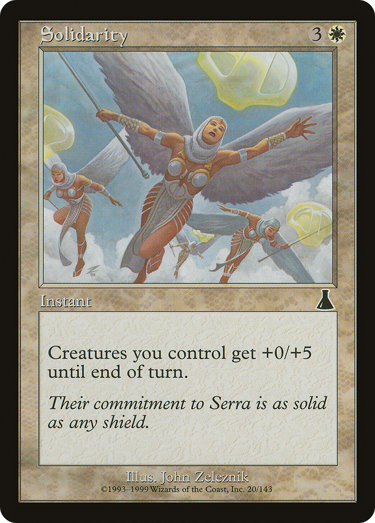 Solidarity (UDS-020) - Urza's Destiny Foil