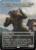 King Caesar, Ancient Guardian - Huntmaster Liger (IKO-370) - Ikoria: Lair of Behemoths / King Caesar, Ancient Guardian (Borderless) Foil