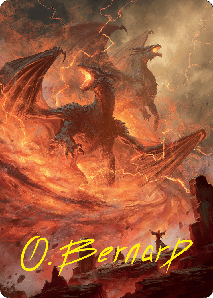 Rite of the Dragoncaller // Rite of the Dragoncaller (AFDN-038) - Foundations Art Series (Borderless)