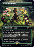 Abundant Groot - Abundant Growth (Rainbow Foil) (SLD-870) - Secret Lair Drop / Abundant Groot (Borderless) Foil