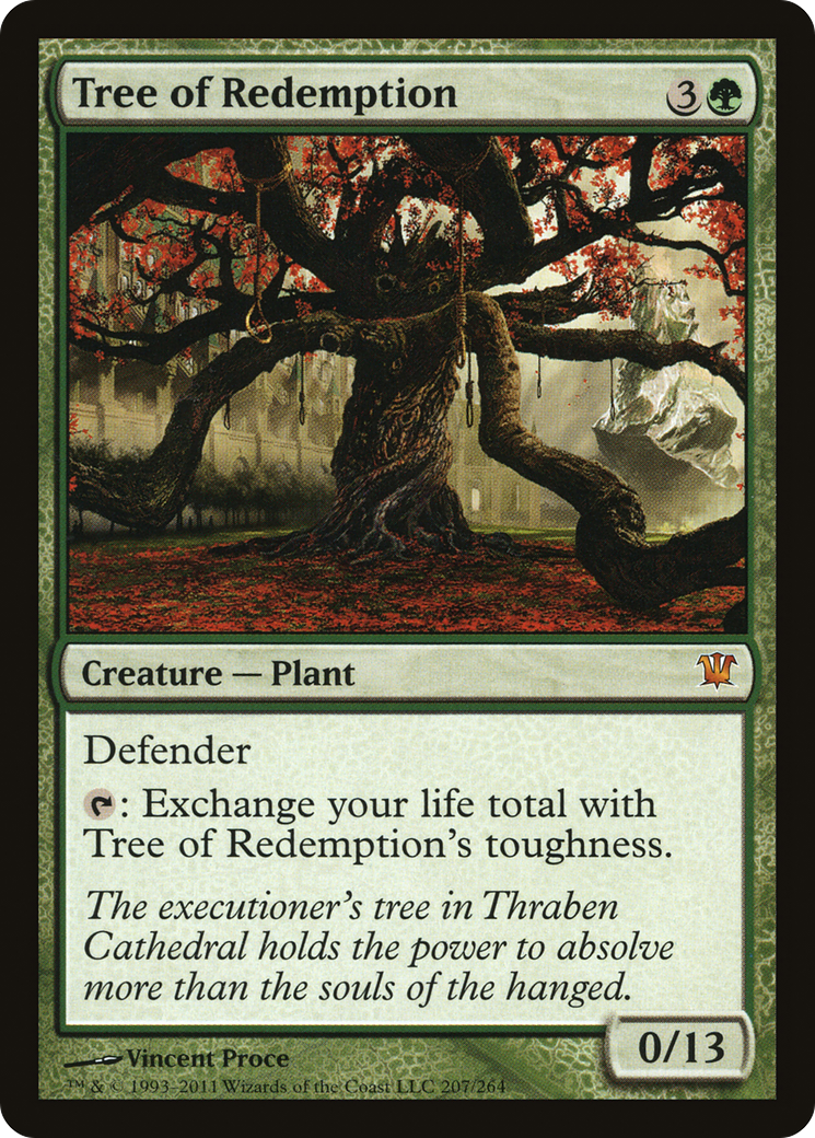Tree of Redemption (ISD-207) - Innistrad Foil