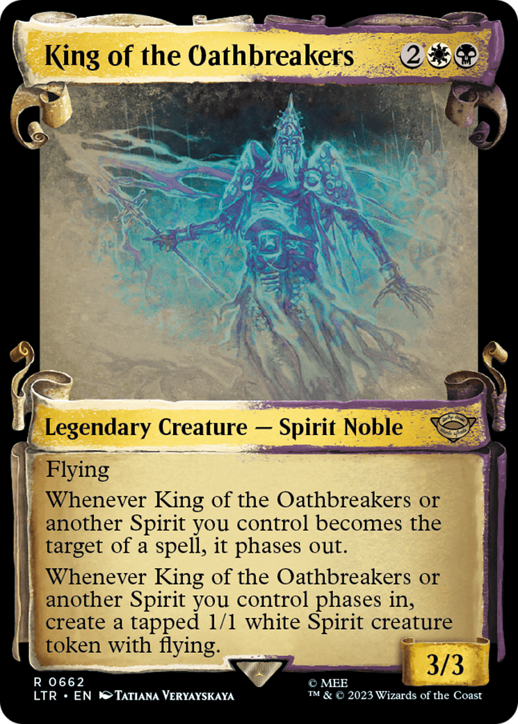 King of the Oathbreakers (Showcase Scrolls) (LTR-662) - The Lord of the Rings: Tales of Middle-earth: (Showcase)