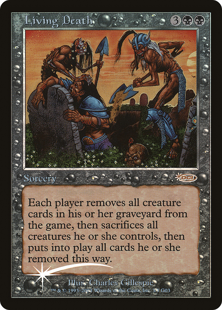 Living Death (JDG-003) - Judge Gift Cards 2003 Foil