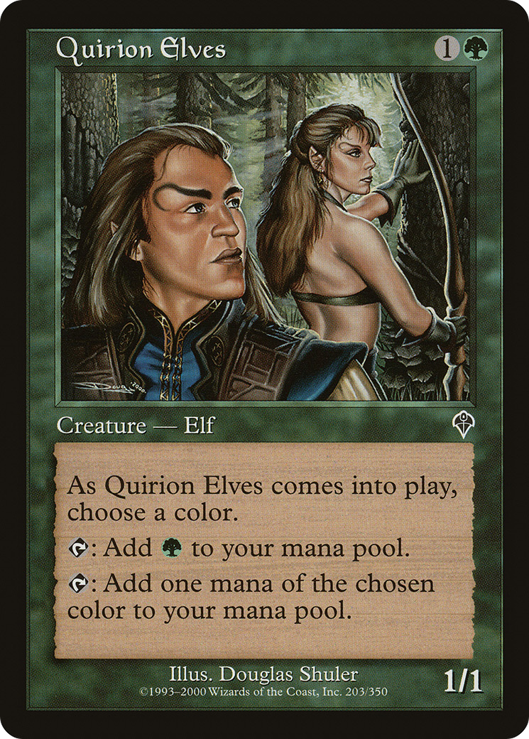 Quirion Elves (INV-203) - Invasion Foil