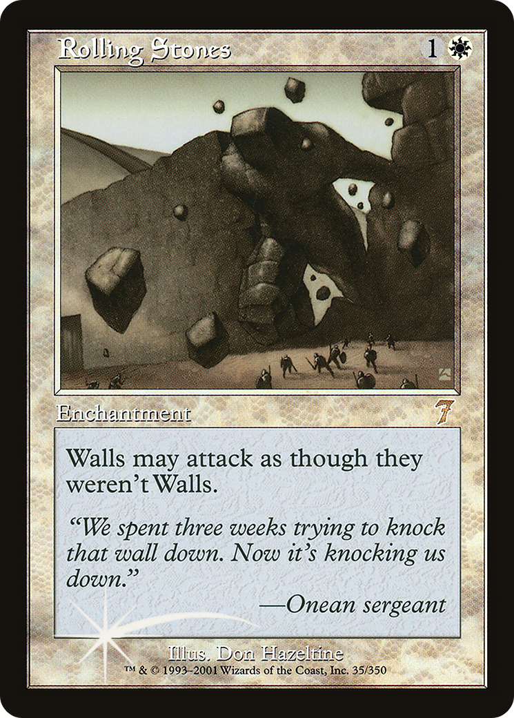 Rolling Stones (7ED-35★) - 7th Edition Foil