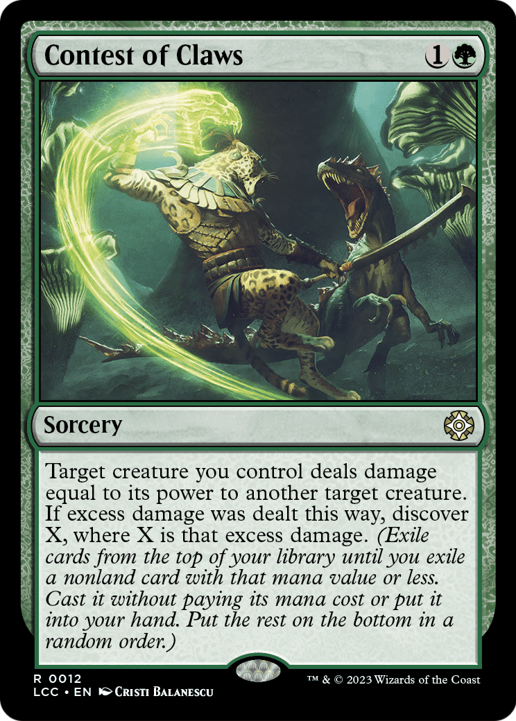 Contest of Claws (LCC-012) - The Lost Caverns of Ixalan Commander