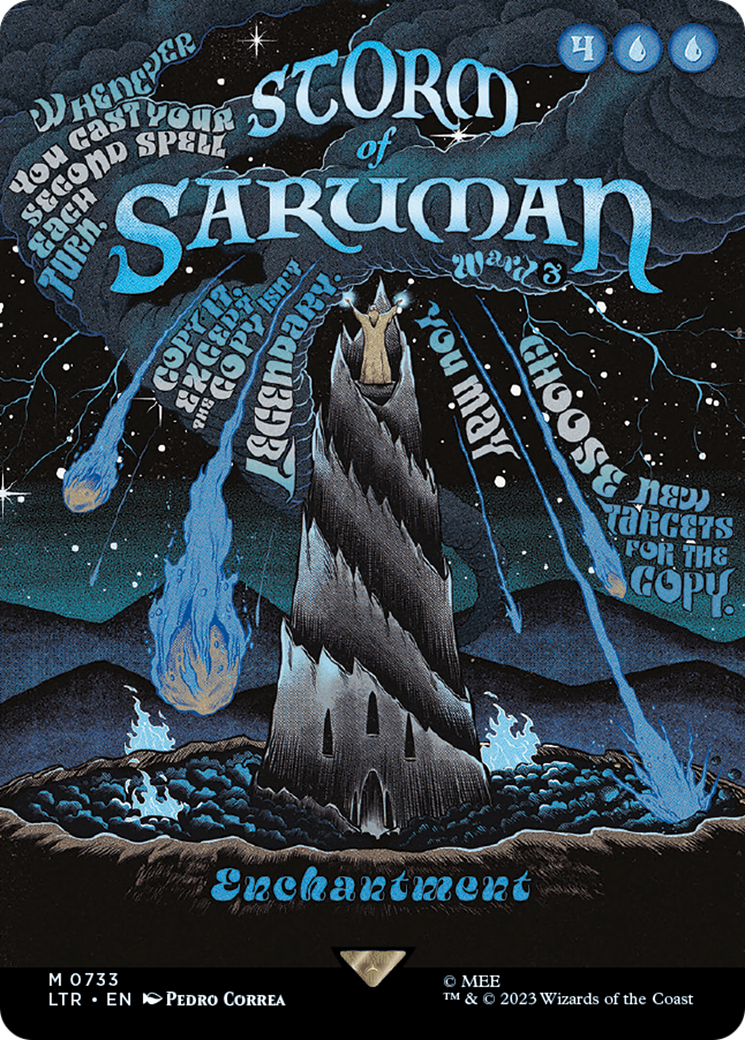 Storm of Saruman (Borderless Poster) (LTR-733) - The Lord of the Rings: Tales of Middle-earth