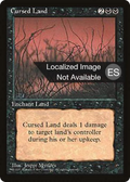 Cursed Land (4BB-) - Fourth Edition Foreign Black Border
