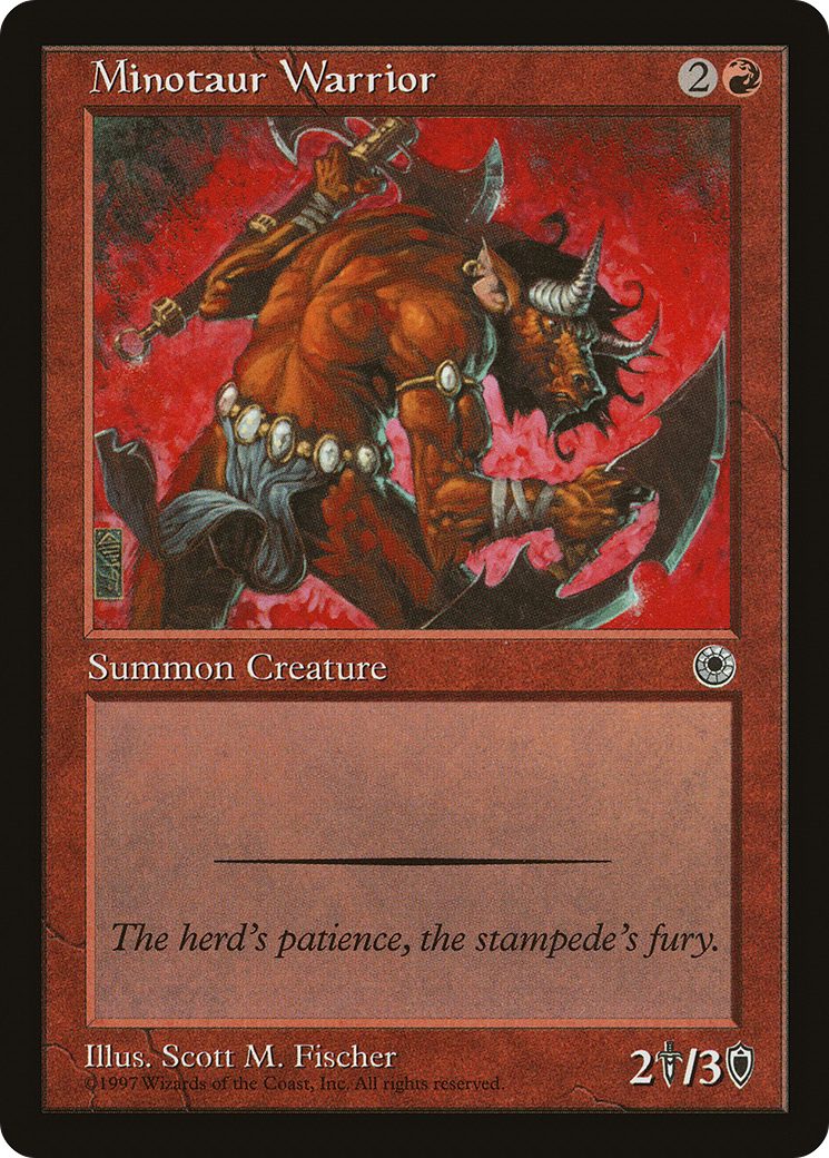 Minotaur Warrior (POR-) - Portal