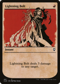 Lightning Bolt (Showcase) (CLB-401) - Commander Legends: Battle for Baldur's Gate: (Showcase) Foil