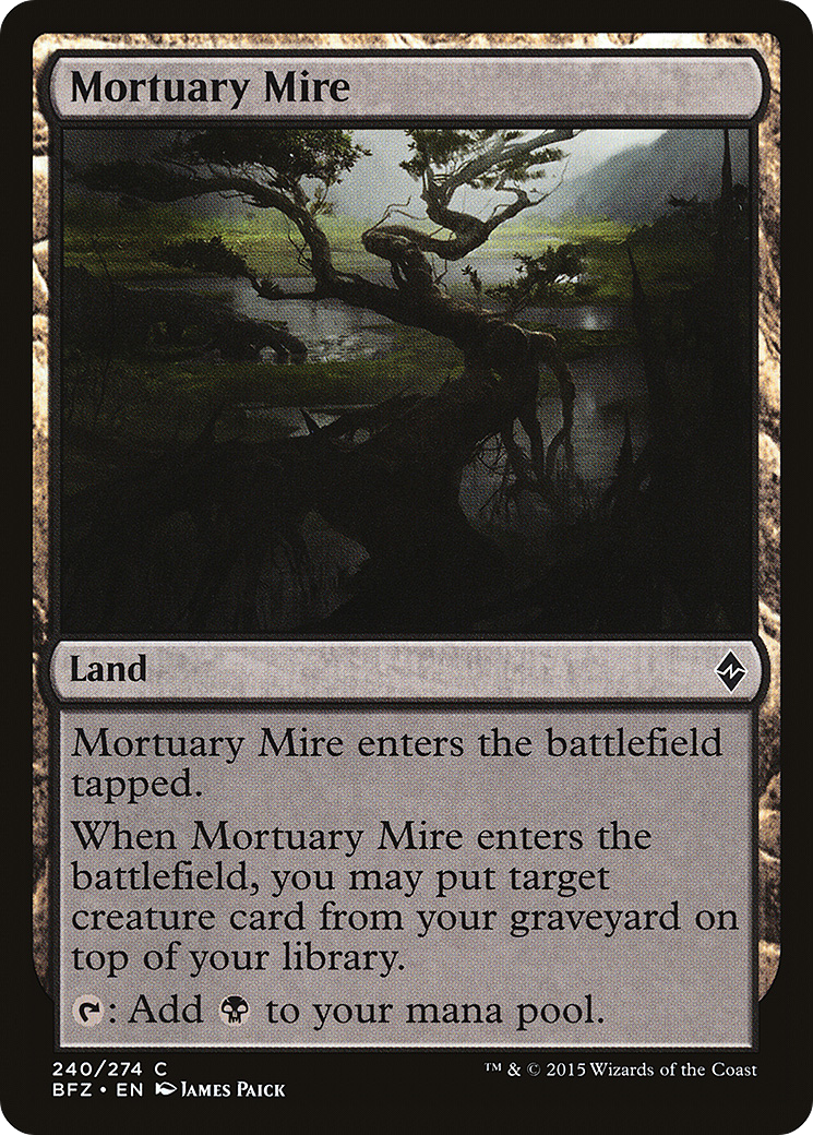 Mortuary Mire (BFZ-240) - Battle for Zendikar Foil