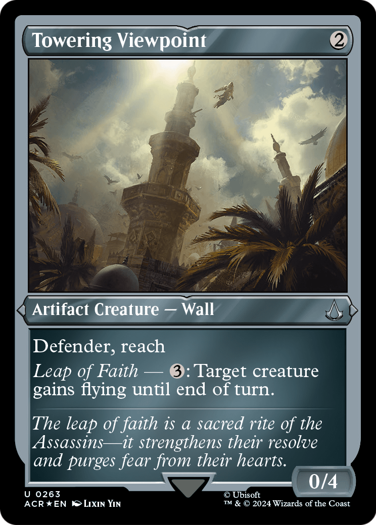 Towering Viewpoint (Foil Etched) (ACR-263) - Assassin's Creed Foil
