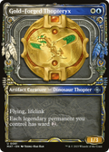 Gold-Forged Thopteryx (Showcase) (MAT-081) - March of the Machine: The Aftermath: (Showcase)