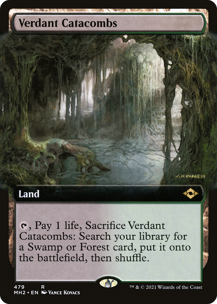 Verdant Catacombs (Extended Art) (MH2-479) - Modern Horizons 2: (Extended Art) Foil