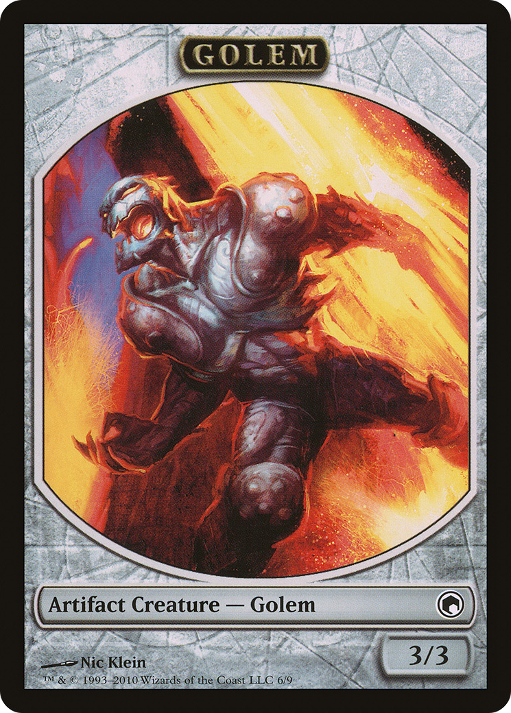 Golem Token (SOM-006) - Scars of Mirrodin Tokens