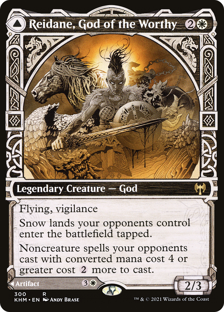 Reidane, God of the Worthy (Showcase) (KHM-300) - Kaldheim: (Showcase) Foil